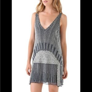 PARKER Beaded Silk Dress BNWT!!!